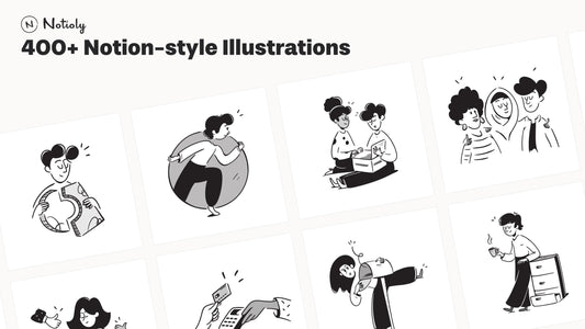 Best Notion-Style Illustrations & Icon Sets