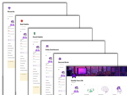 Gamify Your Life (Notion Template)