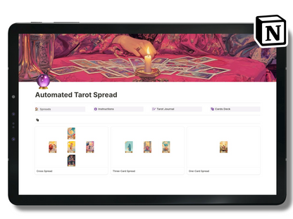 Notion Automated Tarot Spread