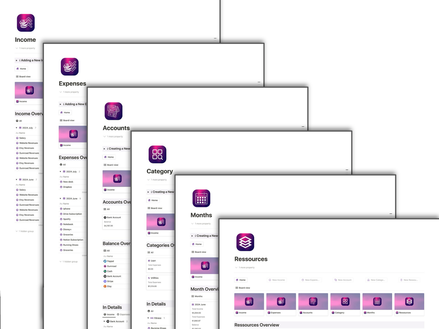 Notion Finance Manager Template