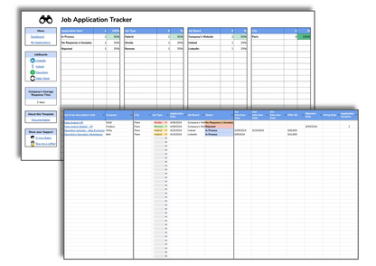 GSheets Job Application Tracker